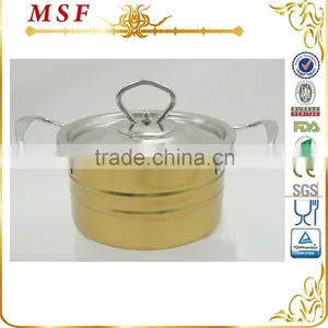 16cm Pot Straight Shape Body Stainless Steel Mini Pot thumbnail-1