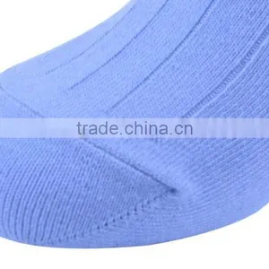 High Quality Pure Cotton Blank Color Dress Crew Socks Men thumbnail-6