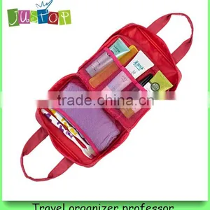 2014 NEW! Dual Zippers Pouch Organizer for Clothes and Cosmetics thumbnail-1