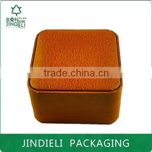 Diy Brown Leather Watch Box Packaging With a Velvet Cushion thumbnail-2