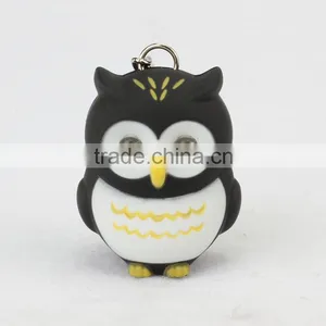 Plastic LED Owl Keychains With Sound thumbnail-6