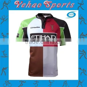 Custom Korea Rugby Shirts With Sublimation thumbnail-1