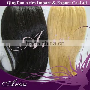 Sleek Top Grade Clip on Bangs Human Hair thumbnail-1