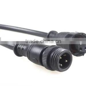 2 Pin/3 Pin IP68 Waterproof Power Connector Cable With Male and Female thumbnail-1