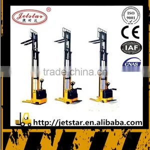 2 Ton 4.5 m Height Automatic Standing Mini Hydraulic Forklift thumbnail-1