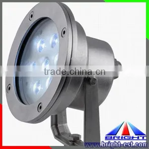 21W LED Underwater Flood Lamp, DC24V, Edison LED, 152*89mm, IP68, With Stents thumbnail-1