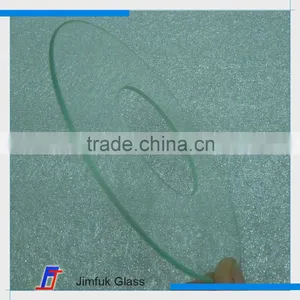 CNC Drilling Crystal 0.55mm-22mm Thickness Clear Optical Lens Glass Panel thumbnail-2