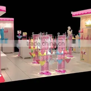 Clothing Store Display Furniture Garment Showcase Brand Underwear Shop Kiosk Display Showcase Design thumbnail-6