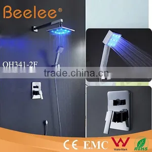 LED Rain Shower Bathroom Shower Bath Mixer thumbnail-3