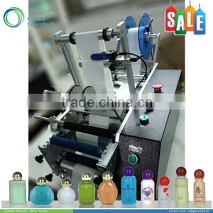 Semi Automatic Round Container Self Adhesive Labeling Machine thumbnail-1