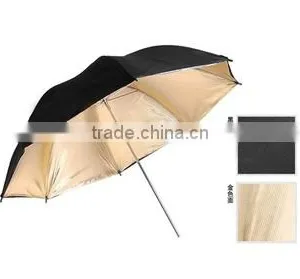 Photographic Equipment Gold Black Reflective Umbrella thumbnail-3