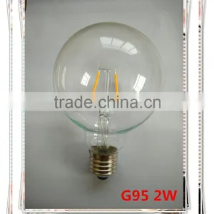 Big Outdoor Globe Shape Dimmable G95/G30 LED Filament Bulb E27/B22D/E26 thumbnail-2