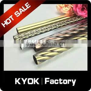 KYOK 12 Years Double Curtain Rods Factory , 28mm New Designs Curtain Rods thumbnail-1
