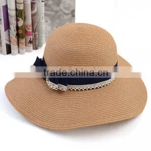 Promotion With Custom Printed Logo Good Quality Custom Made Panama Straw Hats thumbnail-2