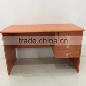 Simple Design Cheap HPL Office Dest Set Office Furniture Set Desk and Chair thumbnail-4