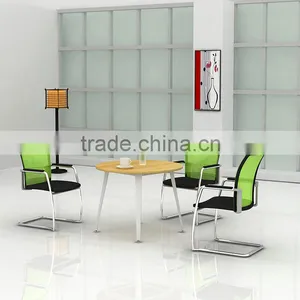 High Quality Modern Round Edge Office Desk, Negotiation Table thumbnail-1