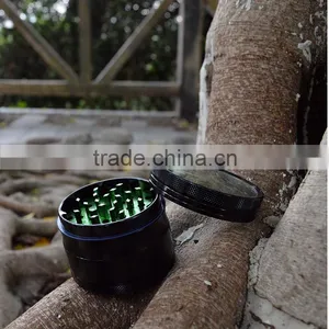 2016 Factory Price Hot Sales Colorful CNC Aluminum Lightning Herb Grinder thumbnail-1