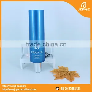 PE Cosmetic Tube With Sliver Metallic Shiny Cap Fresh Cleanser thumbnail-1