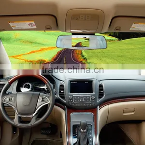 Dual Lens Camera Car Dvr Rearview Mirror Camera 5 Inch HD Display With Reversing Parking Sensors Backup Camera User Manual thumbnail-1