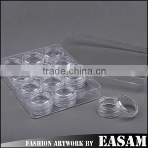 3g 12PC/SET Round Nail Art Container/storage Box Quality Choice thumbnail-1