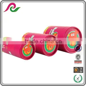 Custom Cylinder Box With Full Color Printing for Packaging Crayons thumbnail-2
