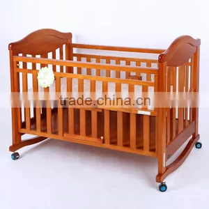 2015 Best Quality Wooden Baby Bed thumbnail-1
