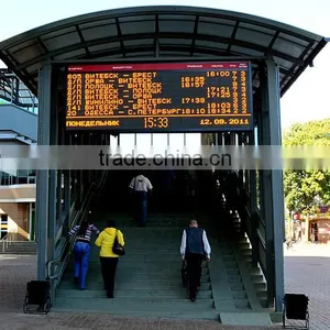Outdoor Waterproof P10 Single Yellow 55 Inch Outdoor Led Advertising Scroll Display thumbnail-1