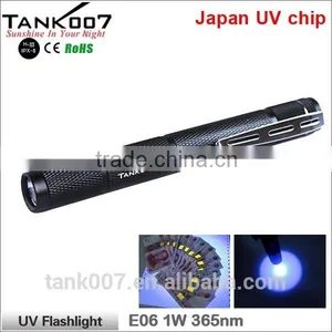 TANK007 Led uv Penlight Forensics UV Pen Torch Medical Blacklight 365nm 1W Mini Pencil Flashlight thumbnail-2