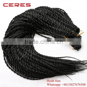 Japanese Fiber Solid and Ombre Color Senegalese Twist Hair Crochet Hair Extension thumbnail-5