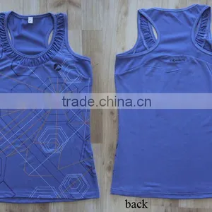 Girls All-over Printed Singlet, Girls Quick Dry Ank Top, Girls Sports Singlet thumbnail-1