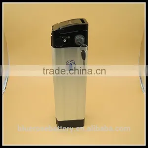 E-bike Portable Battery Pack 36V 10Ah Silver Fish Type Lithium Battery thumbnail-2