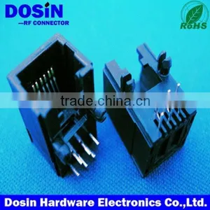 Laptop RJ45 Modular Connector for PCB Mount With Led and Emi thumbnail-1