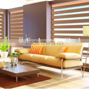 JINZUAN 100% Polyester Zebra Roller Blinds thumbnail-6