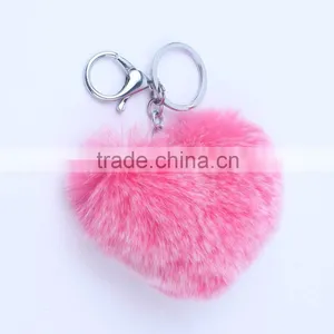 2016 Popular Sheap Heart-shaped Fur Pendant thumbnail-1