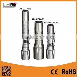 Lumifire LM-071AA1/071AA2/071AAA3 Customizable Dry Batteries Operated Aluminum LED Flashlight Manufacturer thumbnail-1