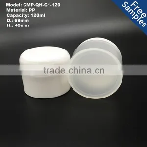Recycled 120ml 4oz PP Face Mask Plastic PP Jars for Cosmetic Quality Choice thumbnail-1