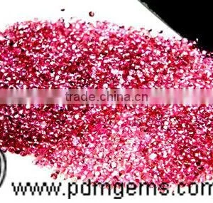 Pink Tourmaline Round Cut Faceted Lot For Silver Pendant From Manufacturer thumbnail-1