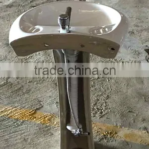 Porcelain Cheap Ivory Shape Bathroom Wash Basins on Sale thumbnail-4