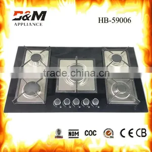 SS Top Nice Designed Gas Stove Hob With 5burners thumbnail-2