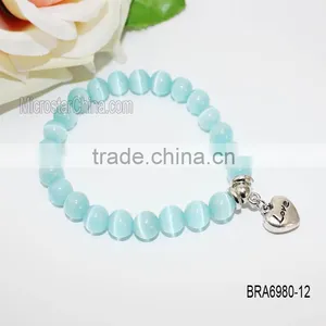 2016 Stone and Unisex Semi Precious Stone Stretch Men's Bracelet thumbnail-4
