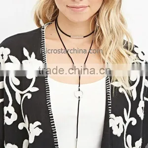 IN STOCK Cute Girls 2016 Black Fashion Choker Gold Chain Necklace thumbnail-6