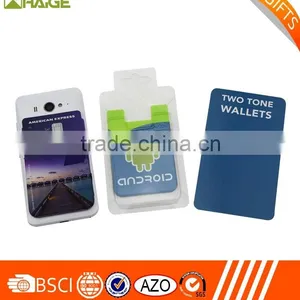Mobile Pocket Smart Phone Wallet Soft Silicone Cell Phone Wallet thumbnail-6