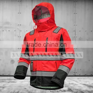 EN20471 High Visibility Waterproof Breathable Shell Jacket thumbnail-2