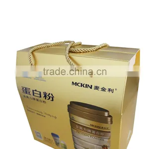 Hot New Elegant Cardboard Gift Box Carry Handle thumbnail-4
