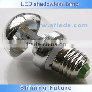 220V 3W E14/E27 Screw Mouth Reflective Led Shadowless Operating Lamp Warm Light thumbnail-1