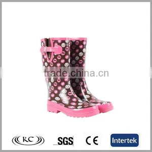 Colorful Ladies Rubber Rain Boot thumbnail-1