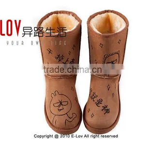 2015 Hot Sales High Quality and Cheap Shoes Womens Shoes Fur Winter thumbnail-6