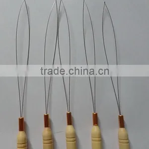 Micro Rings Loop Tool Loop Threader Pulling Needle Used With Hair Plier and Beads for Human Hair Feather Extension Tools thumbnail-3