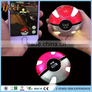 Ifeel Factory Spot Sales 10000mah Pokemon Poke Ball Rohs Power Bank With LED Light Quality Choice Supplier's Ch thumbnail-1
