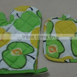 Baking Oven Mitts Microwave Oven Mitts Kitchen Tools Oven Mitt Cotton thumbnail-4